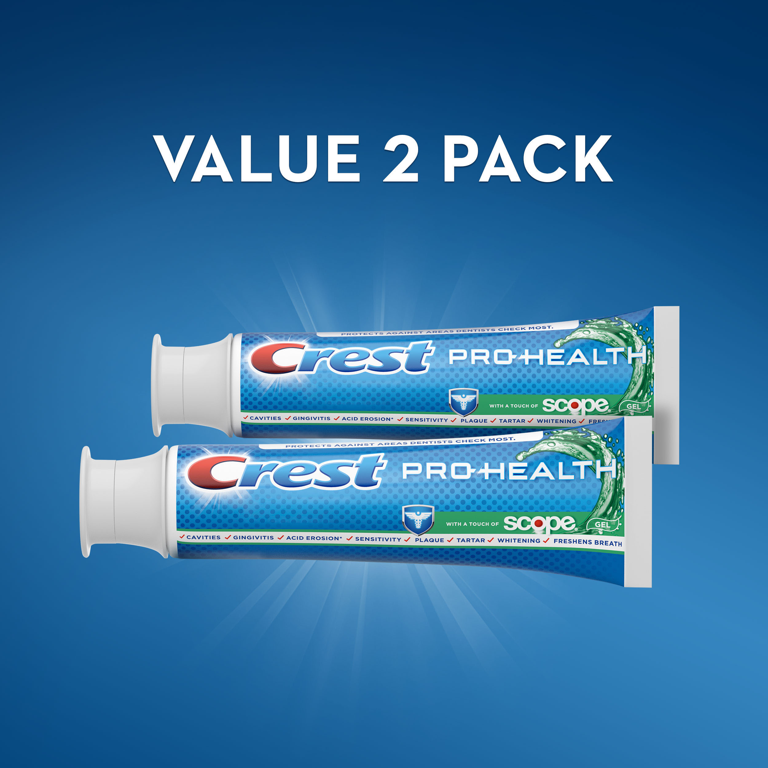 Crest Pro-Health with a Touch of Scope Whitening Toothpaste, 4.6 Oz (2 Pack) - image 3 of 9