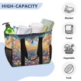 thumbnail image 5 of YAZAOO Mesh Beach Bags Totes Foldable Multiple Pockets Creatively Floral Dream Printed, 5 of 8