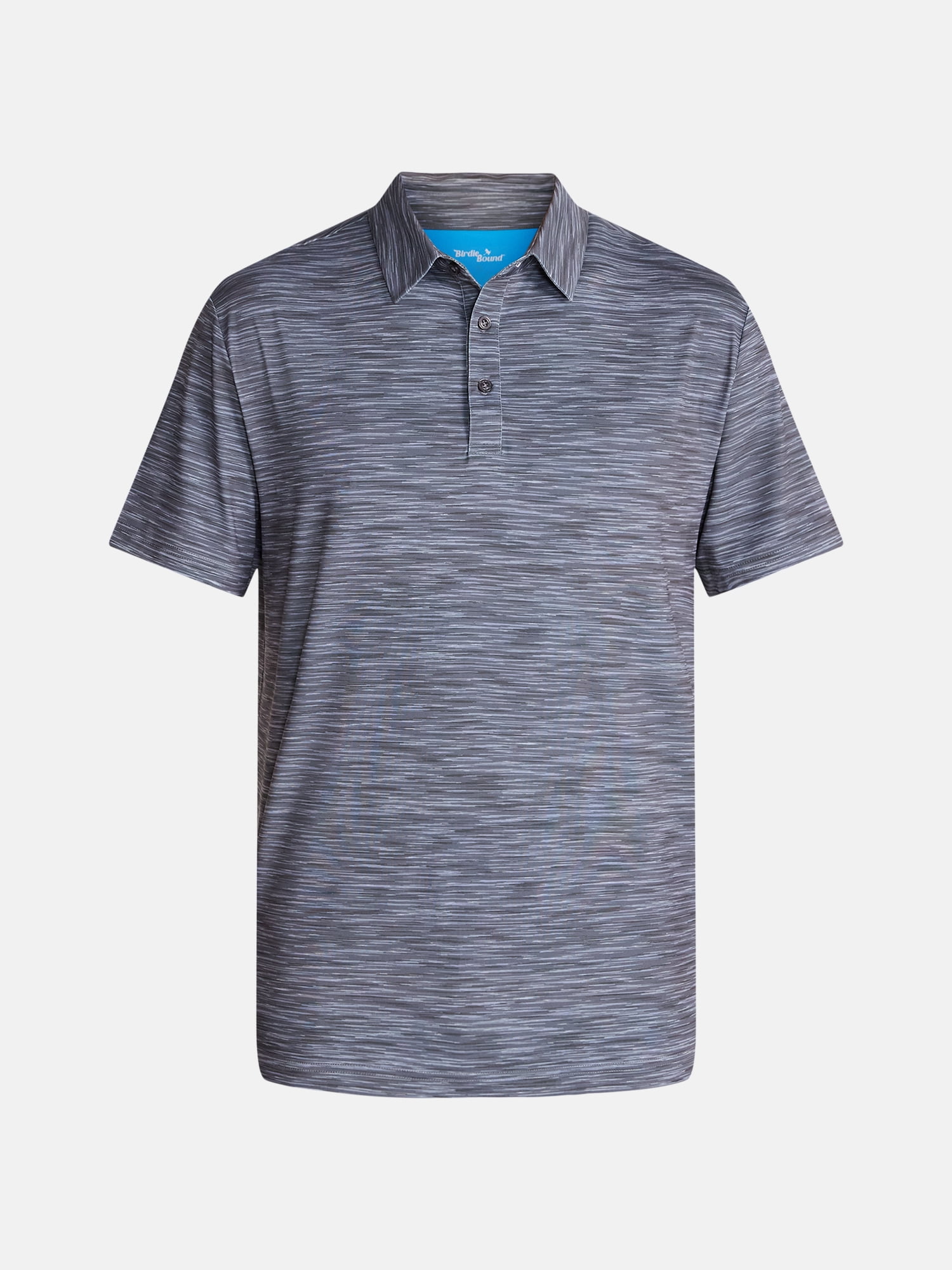 Birdie Bound Melange Print Golf Polo Shirt, Men's Sizes XS-4XLT
