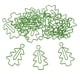 thumbnail image 2 of 20 Piezas de Clips de Papel Gloria árbol de Navidad metal verde, 2 of 9