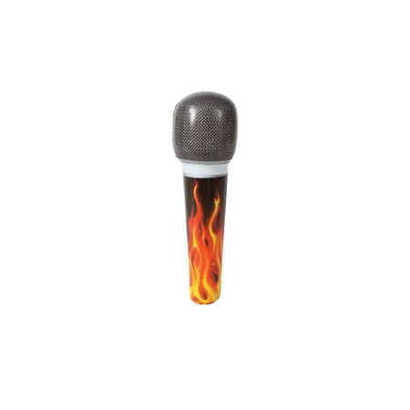 Inflatable Rock Star Microphone, 8 in, 1ct