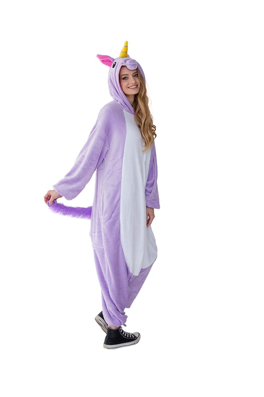 Unicorn Onesie for Kids Animal Pajamas Cosplay Halloween Unisex Costume