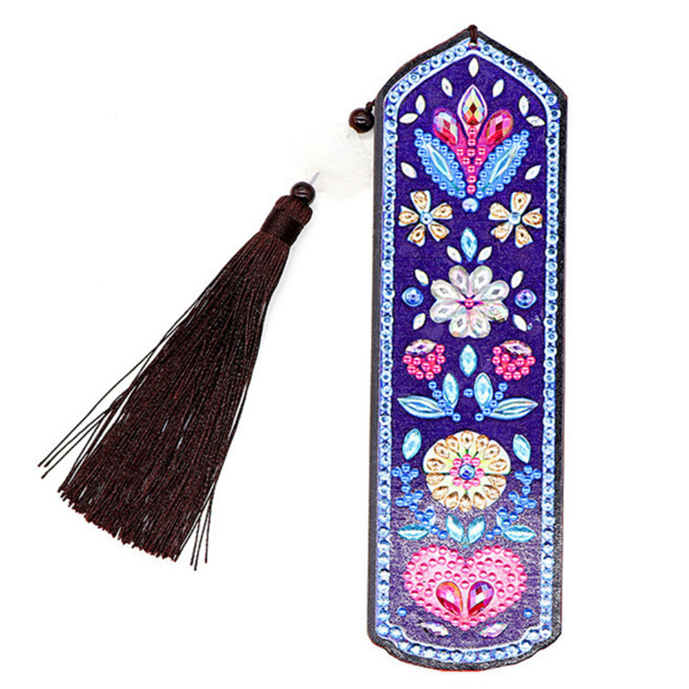 5D DIY Diamond Painting bookmarkDiamond Painting Bookmark Leather