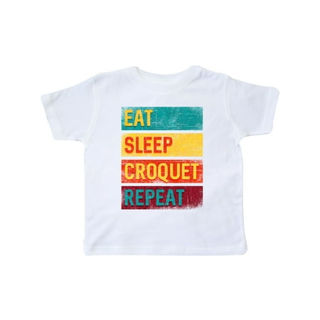 

Inktastic Croquet Player Sports Game Gift Gift Toddler Boy or Toddler Girl T-Shirt