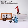 thumbnail image 4 of 3D Printed Action Figure, Robot Toys with Full Articulation for Stop Motion Animation(2 pcs, Blue Red), 4 of 6