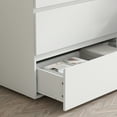 thumbnail image 2 of 6-Drawer Dresser Chest for Storage, Nursery Storage Drawers for Bedroom Living Room, White, 2 of 6