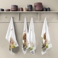 thumbnail image 2 of Spaniel Rabbit Kitchen Tea Towels Set of 4 Absorbent Hand Dish Towels, Happy Eatser Dishcloths Lint-Free 18x28 Inch Fast Drying for Cooking Baking Home Clean, 2 of 7