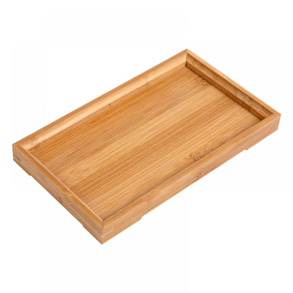 Bamboo Serving Platter Tray Cheese Charcuterie Decorative Bathroom