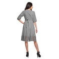 thumbnail image 3 of Moomaya Robe Midi Unie pour Femmes, Kurta de Soirée Décontractée avec Dentelle, Tenue d'Été, 3 of 6