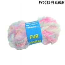 NAMZI 4 Pack (200G) Chunky Chenille Yarn, Soft Fluffy Yarn for Crocheting & Hand Knitting-H