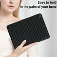 thumbnail image 5 of Allytech Case for iPad 9th/8th/7th Generation 10.2" 2021/2020/2019, Slim Luxury Diamond Pattern [Camera Protection] Shockproof Soft TPU Back Case - Black, 5 of 7