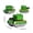 Green, variant on Alloy Tank Model with Display Case, Movable Turret and Barrel, Simulated Tracks, Military Vehicle Collectible Ornament, Gold