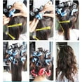 42 Pack 7" Flexible Curling Rods Heatless Hair Curlers Rollers Flexi