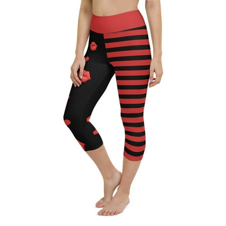 

ZHAGHMIN Black Leggings Cotton Pants Pilates Kisses Stripes Print Valentine S Women S Leggings Running Day Stripes Pants For Running Maternity Outfits Dance Leggings For Women Summer Pants Underwear