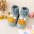 thumbnail image 2 of Siilsaa Baby Boys Girls Walking Shoes Cozy Booties Slipper Sock Shoes Green,12-18 Months, 2 of 4