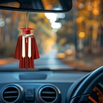 Gmogad 2025 Graduation Gown Ornament - Keepsake Decor for High School & College Grads - Wood/Acrylic Hanging Pendant - Christmas Tree or Party Decoration - Gift Idea