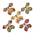 thumbnail image 1 of 5x 5x Juguete con Banda de Goma, Mariposa Mecánica Novedad Hadas Mariposa Voladora para Marcapáginas, Cumpleaños, Trucos de Fiesta, Decoración 5 piezas, 1 of 8