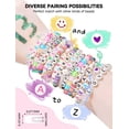 thumbnail image 4 of Deally 1400 PCS Letter Beads for Jewelry Making Kit, 28 Styles Alphabet Beads for Friendship Bracelets Assorted Preppy Beads with Storage Case, 4 of 6