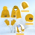 thumbnail image 4 of Set de gorro de invierno y bufanda para niños y niñas de 2 a 7 años, 4 of 7