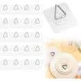 thumbnail image 2 of Yooshoverk Adhesive Hooks Triangle Plate Hangers Picture Hanging Kit Self-Stick Decor Solve Wall Damage for Hanging Frames or Art Easy Installation, 2 of 9