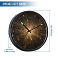 thumbnail image 3 of Indoor 12' Voice-Activated Luminous Decoration Wall Clock With LED Night Light Light Rays, 3 of 8