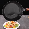 thumbnail image 2 of Kitchen Cooking Pan Wok Non-stick Wok Frying Pan Kitchenware Chinese Style Wok 26cm, 2 of 9