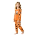 thumbnail image 5 of Halloween Family Pajamas Set Long Sleeve Crew Neck, Soft Matching Halloween Pajamas with Skull Spider Web Print, Cute Family Halloween Pajama Set Sleepwear, 5 of 7