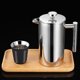 thumbnail image 2 of 800 ml Coffee Maker, Double Walled Stainless Steel French Press, 2 of 4