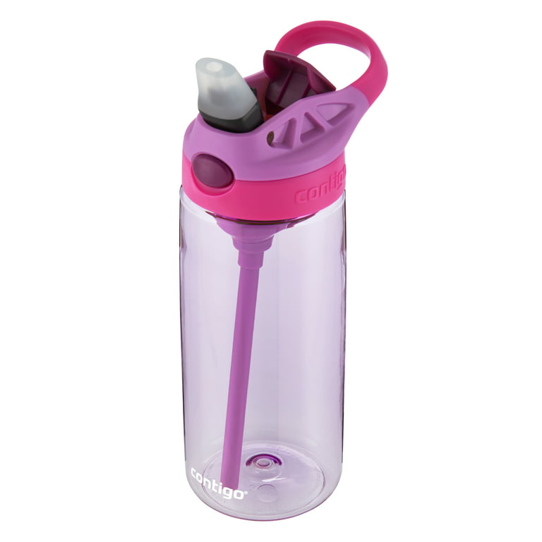 Contigo 14oz 2pk Plastic Cleanable Kids' Water Bottles Purple/pink : Target