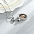 thumbnail image 5 of Compass Urn Necklace for Ashes for Human Stainless Steel Cremation Jewelry Memorial Necklace for Loved Ones Ashes, 5 of 5