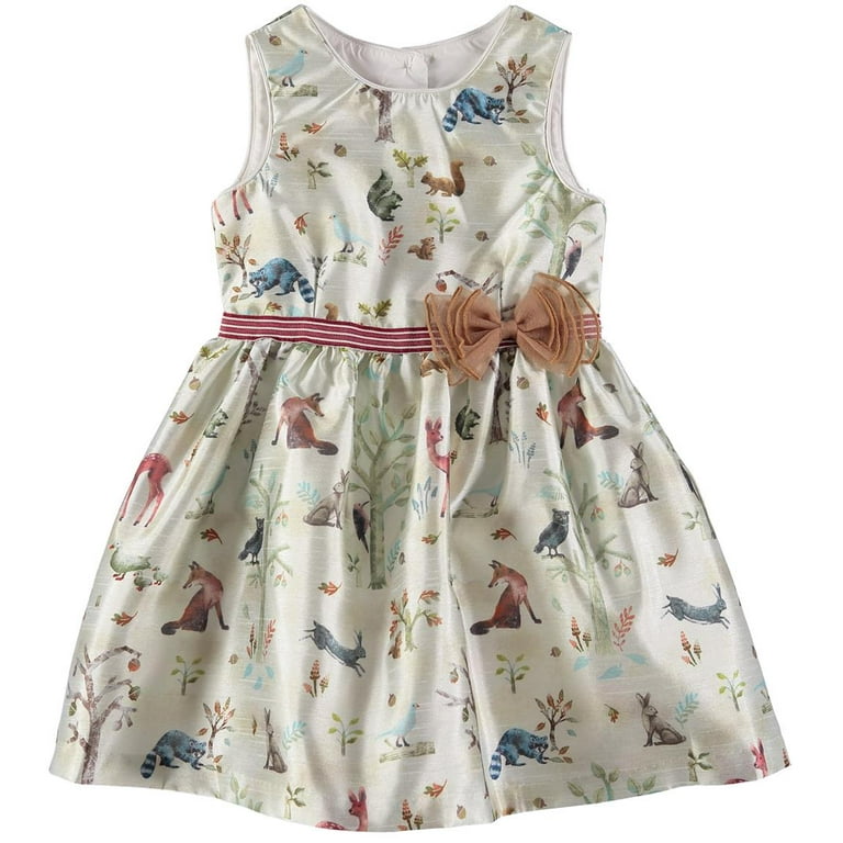Pastourelle By Pippa & Julie Girls 4-6X Woodland Print Dress (Green 3T) - Walmart.com Pastourelle By Pippa & Julie Girls 4-6X Woodland Print Dress (Green 3T) - Walmart.com