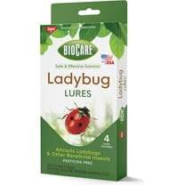BioCare Ladybug Lures, Nontoxic and Pesticide-Free, Made in USA, 4 Count, Brown - S702