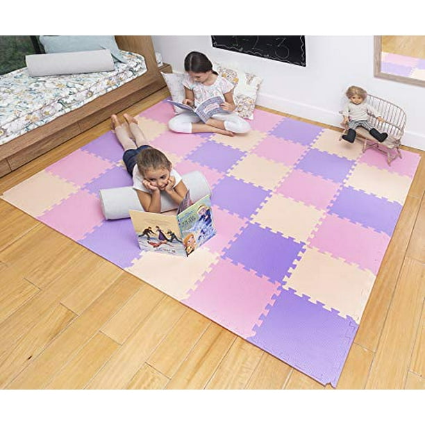 Miotetto Soft Non Toxic Foam Baby Play, Non Toxic Foam Floor Tiles