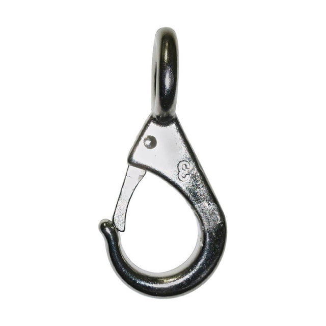Snap Hook Baron 249S-3 de acero inoxidable pulido, 200 kg