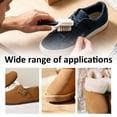 thumbnail image 5 of Suede Brush & Nubuck Cleaner, 3-Way Suede Cleaning Brush for Shoes, Suede Shoe Brush & Suede Cleaner, Rubber Bristles, Welts, Nylon/Brass Lift Dirt from Shoes, Boots, Bags & Purses, 5 of 8