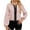 Pink, variant on Women's Dressy Casual Blouses Colorblock Business Work Tops Long Sleeve V Neck Shirts 2025 Spring Outfits