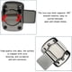 thumbnail image 5 of Rotate Bolt Latch, 2 Pack Safety Door Slide Lock, Zinc Alloy Revolving Gate Catch for Cabinet Closet, 5 of 5