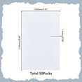 thumbnail image 2 of Rectangle EVA Foam Board Craft Foam White 230x150x1.5mm, 2 of 5