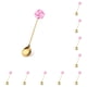 thumbnail image 3 of Naiovety Estilo de dibujos animados Adorable hogar vajilla reutilizable lavable agitación mezcla vajilla pastel ensalada cubiertos caramelo Cuchara De Caramelo Rosa 10Conjunto, 3 of 6