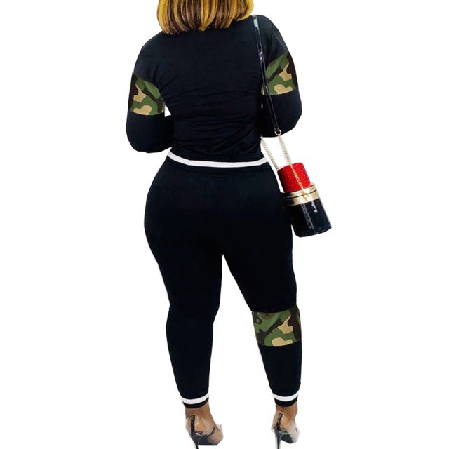 Womens’Suit Thread Splicing Long Sleeve Multiple Colors Casual Sports Set