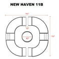 thumbnail image 3 of New Haven 11 Piece Outdoor Wicker Patio Furniture Set 11b, 3 of 7