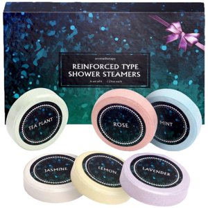 Shower Steamers Reinforced Aromatherapy 6 Pack 1 Box for Home Shower Relaxation