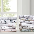 thumbnail image 5 of 4-Piece Full Cotton Flannel Printed Sheet Set,White Holiday Trees, 5 of 27