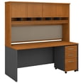thumbnail image 1 of Series C 72W Desk with Hutch and Mobile File in Natural Cherry - Engineered Wood, 1 of 7