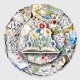 thumbnail image 2 of Pegatinas para libros, flores, vinilo, grafiti, impermeables, 50 unidades, 2 of 5