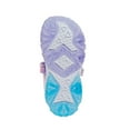thumbnail image 5 of Disney Frozen II Girls Hook & Loop Girls Open Toe Toddler Sport Sandals - Lilac Blue, 6, 5 of 7