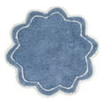 thumbnail image 6 of Home Weavers Allure Collection Bathroom Rug 100% Cotton Tufted Round Shape Bathroom Rug, Soft & Absorbent Bath Rugs, Non-Slip Bath rug, Machine Wash Dry Bath Mats - 30" Round, Blue, 6 of 8