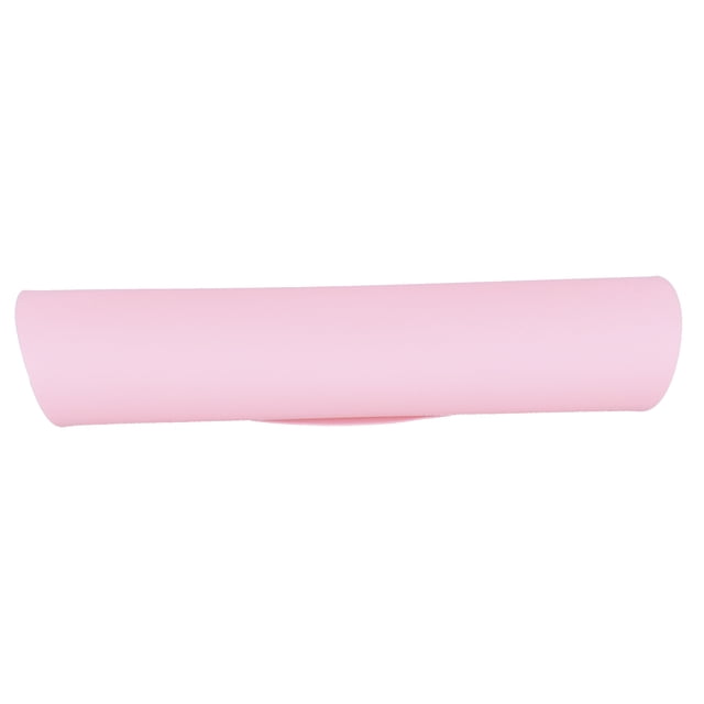 Mantel individual Redondo de Silicona Impermeable, Tapete para Comida A Prueba de Fugas para mesa de comedor, color rosa