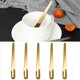 thumbnail image 2 of 5pcs Tea Spoon Spoon Stainless Steel Flat Spoon Espresso Spoon Dessert Small Coffee Scoop Mixer Stirring Bar Spoon chef tablet, 2 of 5