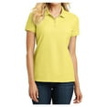 thumbnail image 1 of Mafoose Female Core Classic Women Pique Polo Lemon Drop Yellow Large, 1 of 6